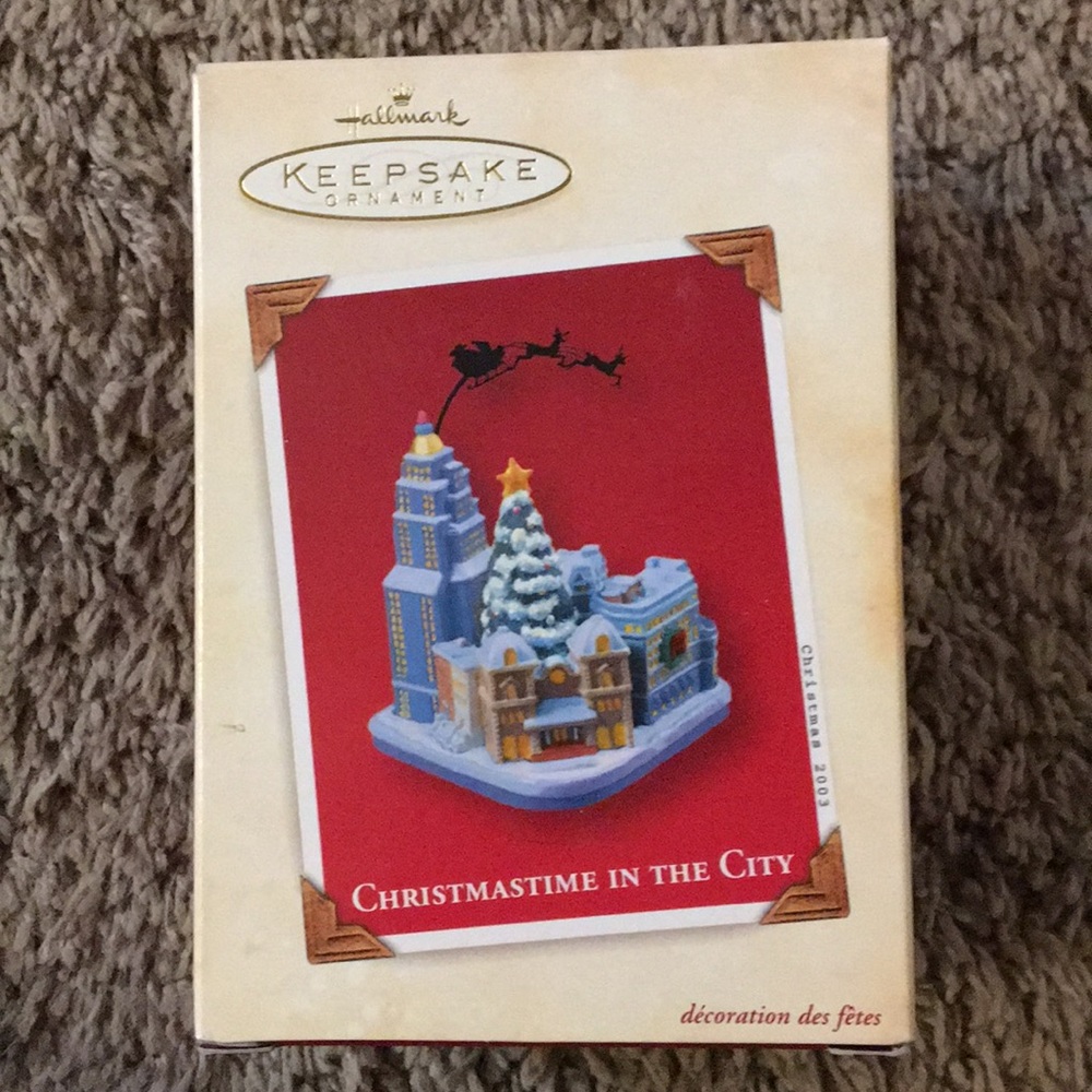 Christmastime in the city hallmark ornament
